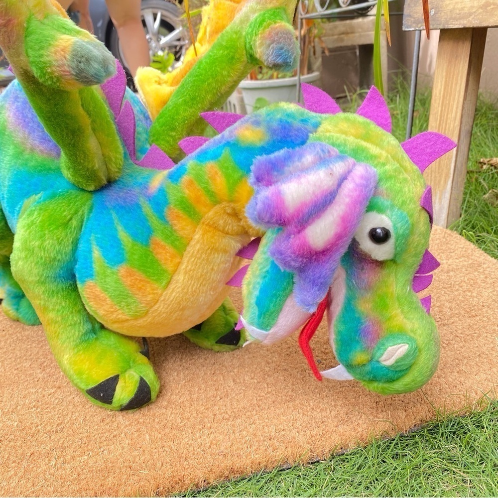 Melissa and Doug rainbow dragon vintage, authentic collectible